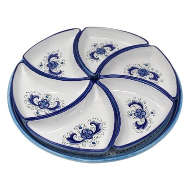 Ricco Deruta 16" Snack Trays Sun Handcrafted Deruta Pottery