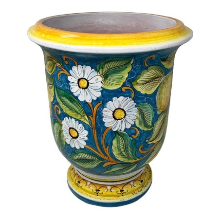 Sorrento Anduze Vase Italian Pottery
