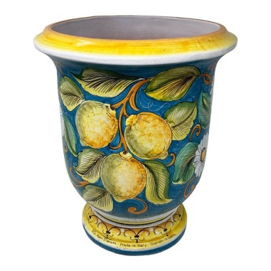 Sorrento Anduze Vase Italian Pottery