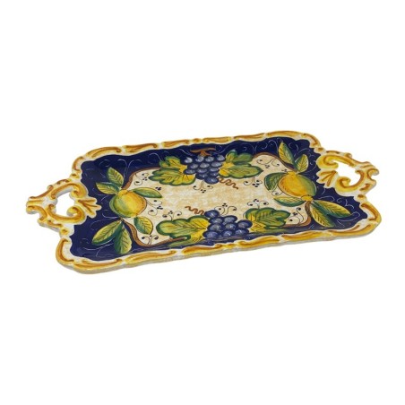 Vassoio barocco 44x25cm Bacco