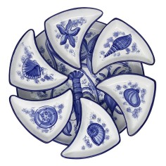 Piatto Dolce 30cm Vita di Mare