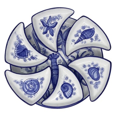 Antipastiera sole 40cm Vita di Mare