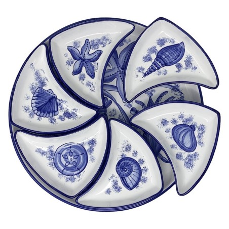 Antipastiera sole 40cm Vita di Mare