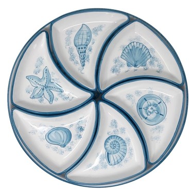 Antipastiera sole 40cm Vita di Mare