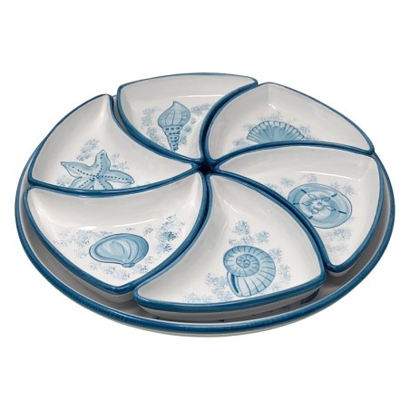 Plat à hors-d’oeuvre Soleil - Diamètre : 40cm Vie Marine