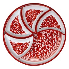 Antipastiere ceramica artigianale di Deruta