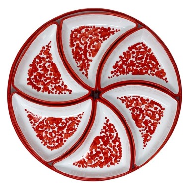 Arabesco 16" Snack Trays Sun Italian Pottery