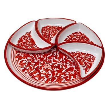 Arabesco 16" Snack Trays Sun Italian Pottery