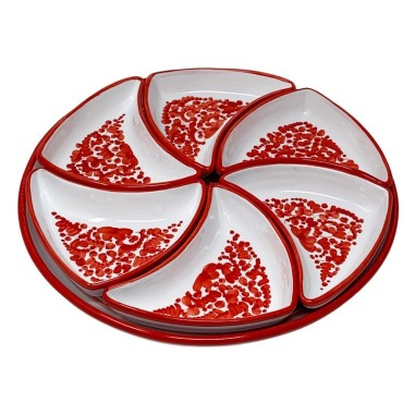 Arabesco 16" Snack Trays Sun Italian Pottery