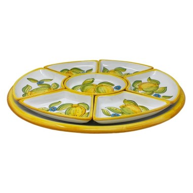 Antipastiera ovale 50cm Taormina