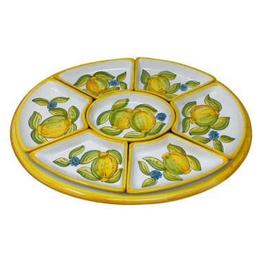 Taormina 20" Oval Snack Trays Sun