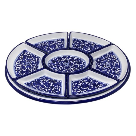 Arabesco 20" Oval Snack Trays Sun