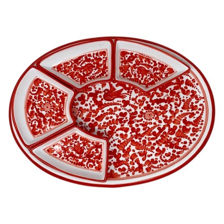 Plat à hors-d’oeuvre ovale 50cm Arabesco