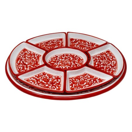Plat à hors-d’oeuvre ovale 50cm Arabesco