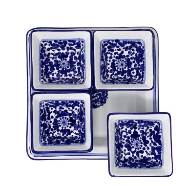 Arabesco 10" Oriental Snack Trays Sun