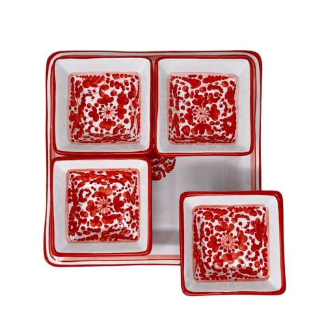Arabesco 10" Oriental Snack Trays Sun