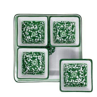 Arabesco 10" Oriental Snack Trays Sun