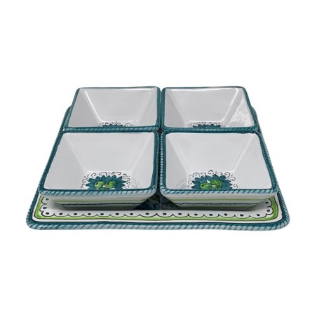Raffaellesco 10" Oriental Snack Trays Sun