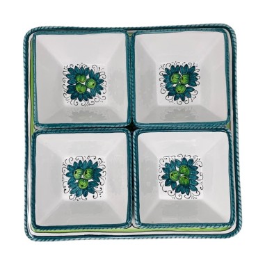 Raffaellesco 10" Oriental Snack Trays Sun