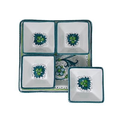 Raffaellesco 10" Oriental Snack Trays Sun