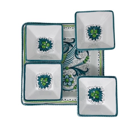 Raffaellesco 10" Oriental Snack Trays Sun