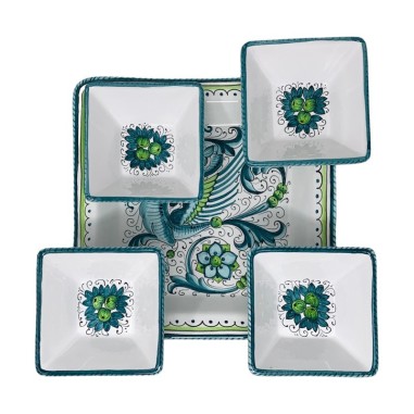 Raffaellesco 10" Oriental Snack Trays Sun