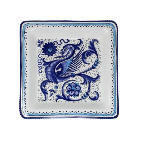 Plat à hors-d’oeuvre Orient 26cm Raffaellesco Céramique artisanale italienne originale de Deruta