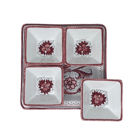 Raffaellesco 10" Oriental Snack Trays Sun