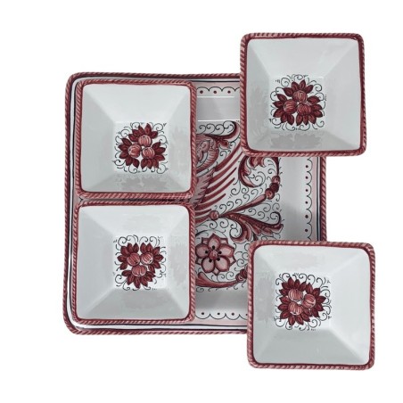 Raffaellesco 10" Oriental Snack Trays Sun