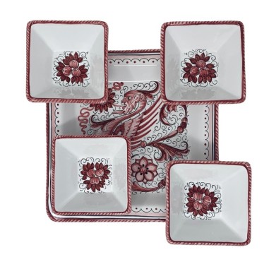 Raffaellesco 10" Oriental Snack Trays Sun