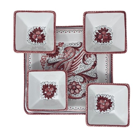 Raffaellesco 10" Oriental Snack Trays Sun