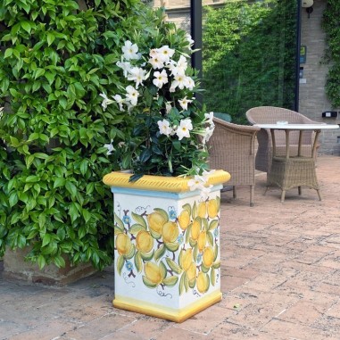 Vaso quadrato 60cm Taormina