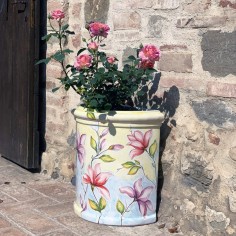Magnolia Semicircular Vase 24"