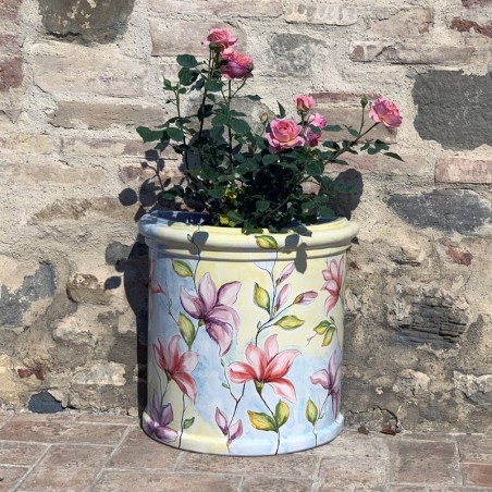 Magnolia Semicircular Vase 24"