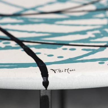 Tavolo da fumo in pietra lavica 70cm Enigma Tavolo da fumo in pietra lavica 70cm Enigma