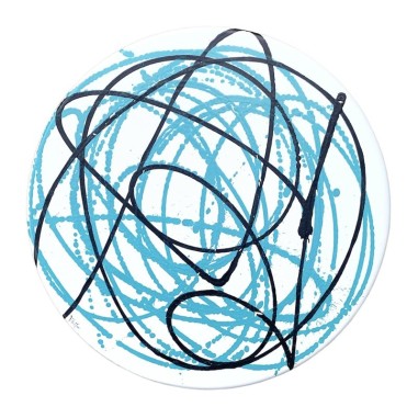 Lava stone smoking table 27.6" Enigma Italian Pottery