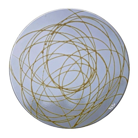 Lava stone smoking table 27.6" Ecstasy Italian Pottery