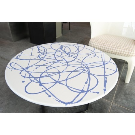 Tavolo da fumo in pietra lavica 90cm Sogno