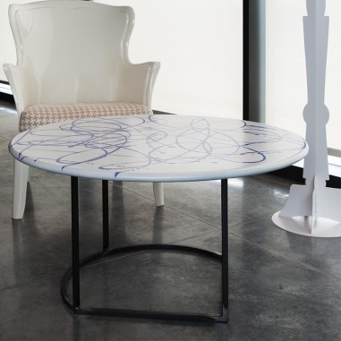 Tavolo da fumo in pietra lavica 90cm Sogno