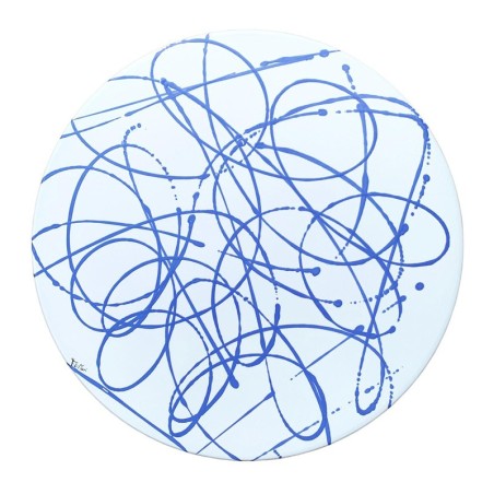 Lava stone smoking table 35.4" Dream Italian Pottery