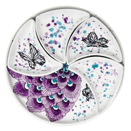 Antipastiera sole 40cm Butterfly