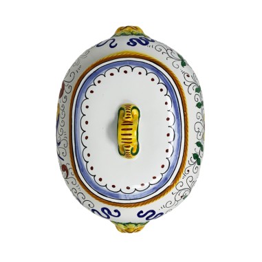 Biscottiera ovale  28cm Raffaellesco