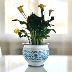 Planter Arabesco Turchese