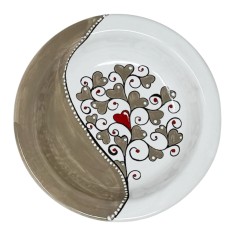 Coupelle traditionnelle de 14 cm de diamètre Love 2