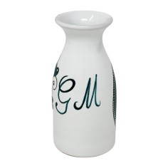 Pharmacy jar 4" Butterfly Italian Pottery 2