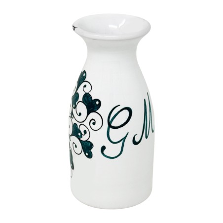 Pot de fleurs 15cm de haut Love Céramique artisanale italienne originale de Deruta