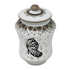 Pot de fleurs 15cm de haut Love Céramique artisanale italienne originale de Deruta 2