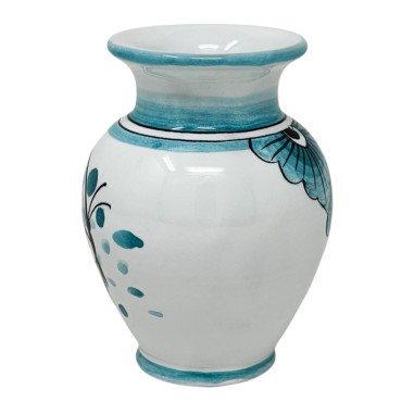 Pot de fleurs 10cm Butterfly Céramique artisanale italienne originale de Deruta