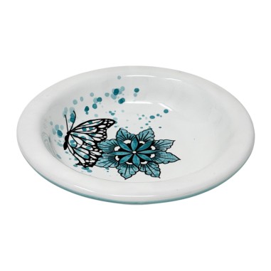 Small bowl 5.5" Butterfly Italian Pottery