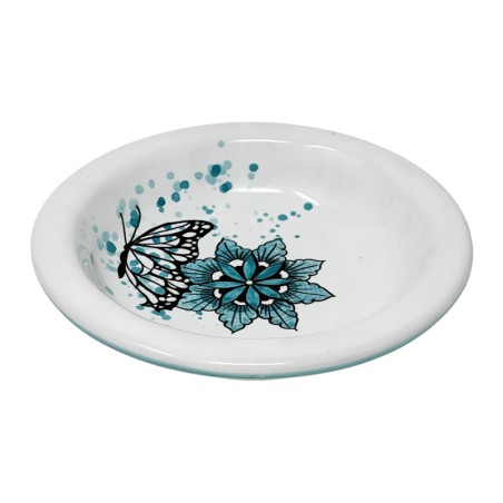 Small bowl 5.5" Butterfly Italian Pottery